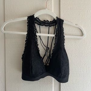 NWT BLACK LACE BRALETTE FROM PINK | BLACK BRALETTE | LACE BRALETTE | SIZE MEDIUM